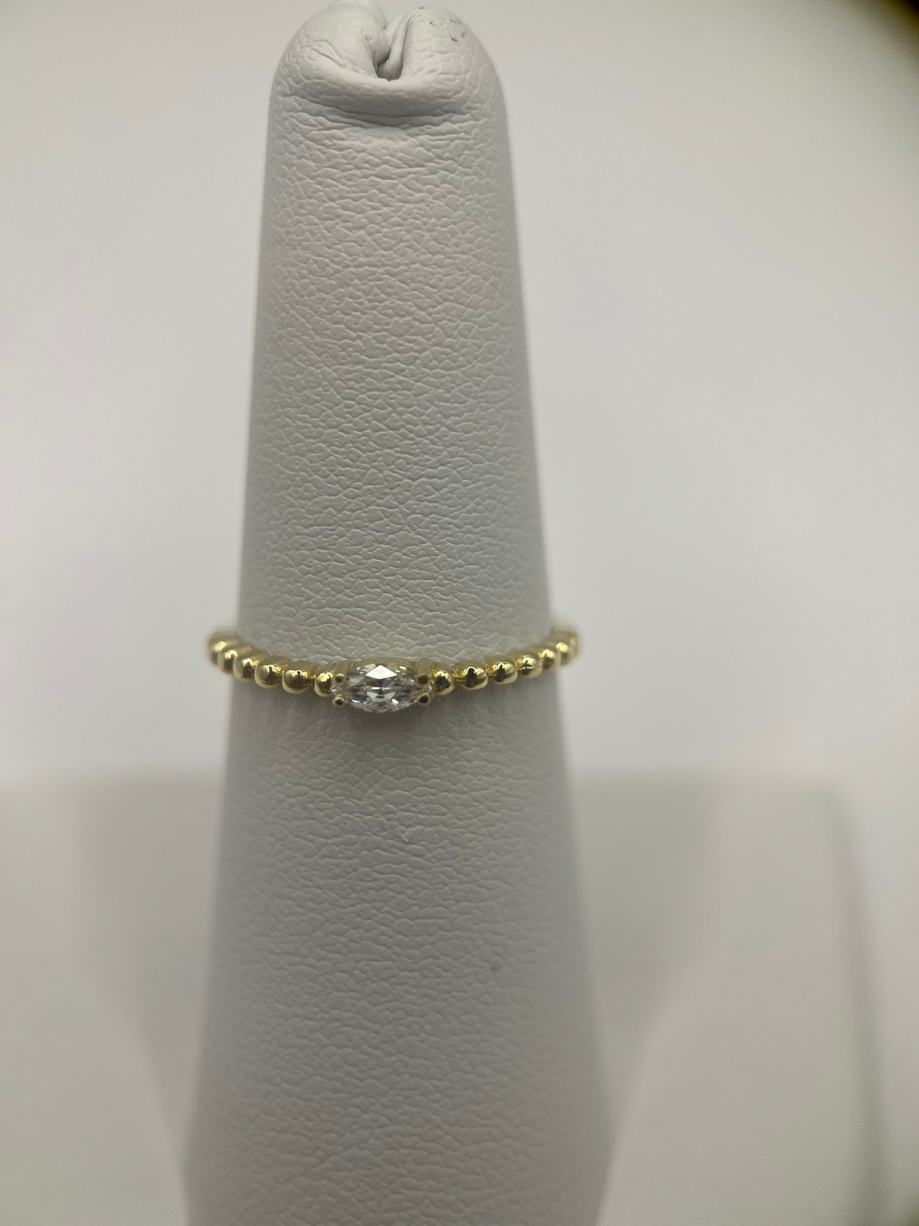 ANILLO AMARILLO DE 10K “6.5”