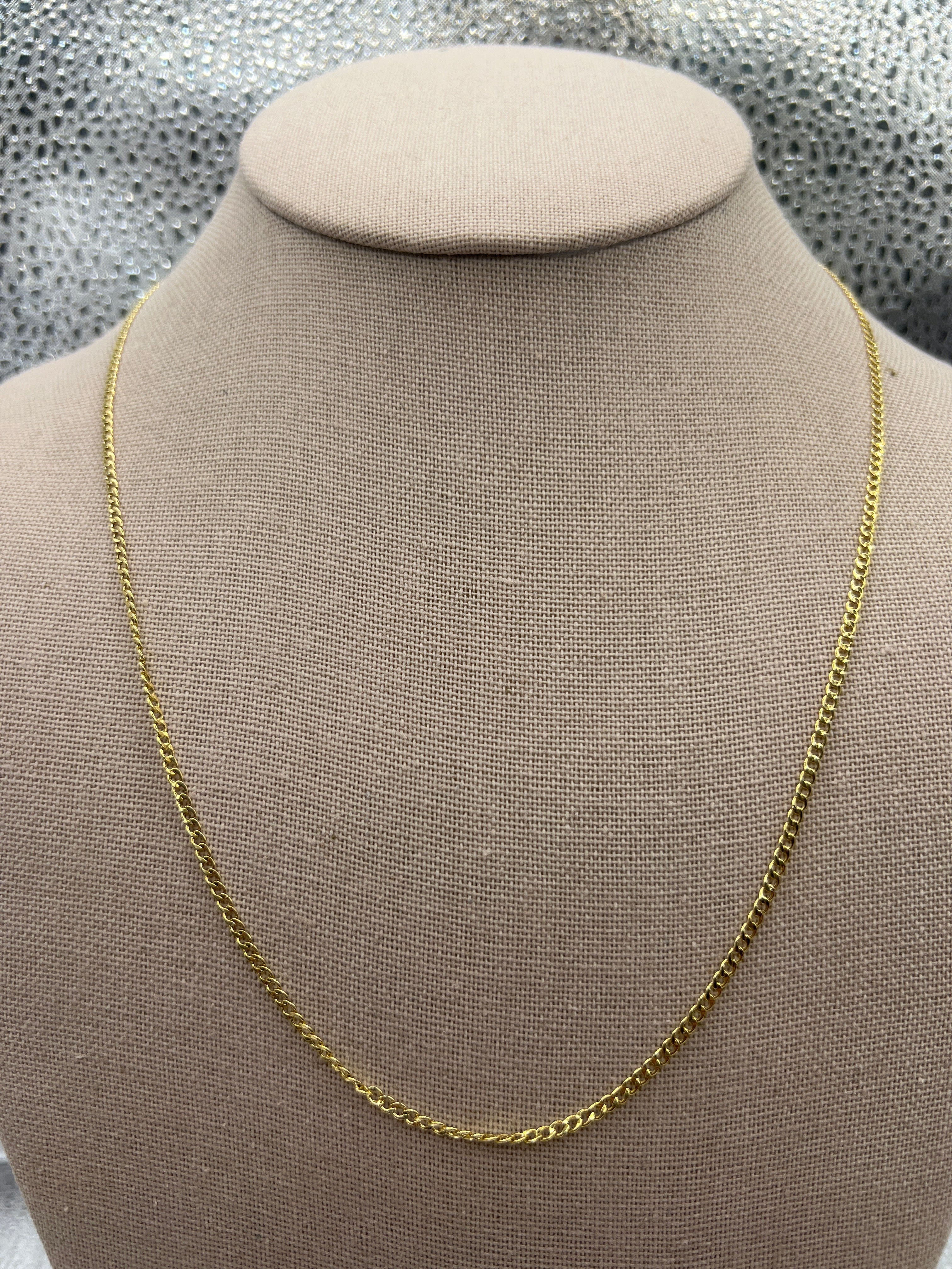 10k yellow gold Cuban chain “20” 2mm