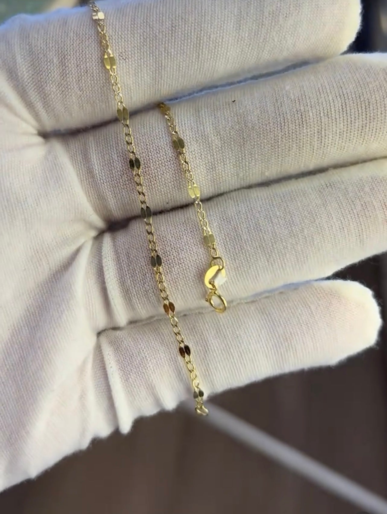 14k yellow gold size “7” 1.2mm